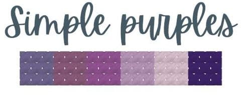 Simple Purples DMC thread skein pack