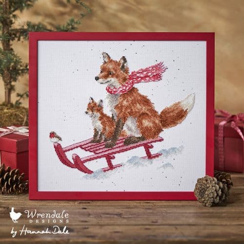 Sledging Foxes Wrendale Fox WOXS Issue 352 project pack