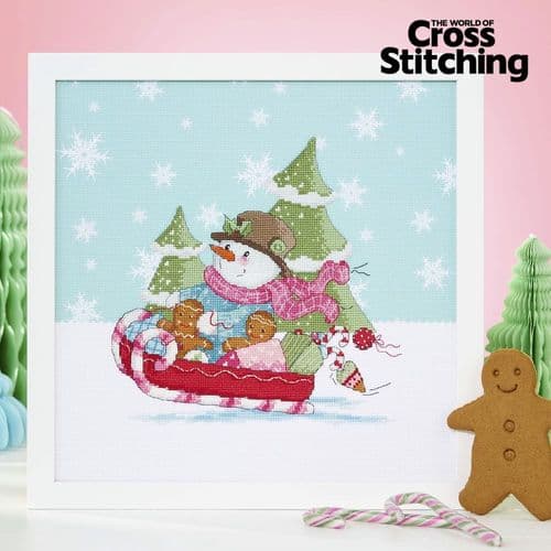 Sledging Snowman WOXS Issue 377 project pack