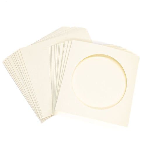 Stella Weds 10 Pack A6 White Rounded Oblong Aperture Cards With Envelopes