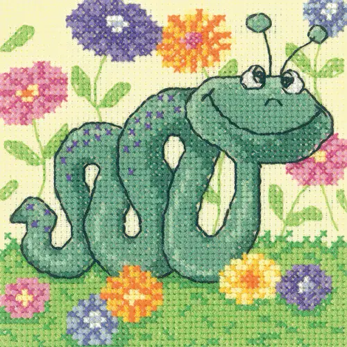 Snake cross stitch chart - Karen Carter Collection