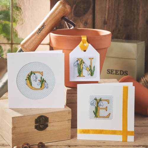 Snowdrop ABC Alphabet WOXS Issue 342 project pack