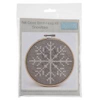 Snowflake cross stitch kit