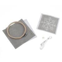 Snowflake cross stitch kit