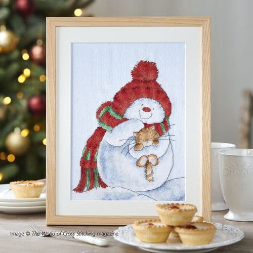 Snowman & Kitten WOXS Issue 312 November 2021 project pack