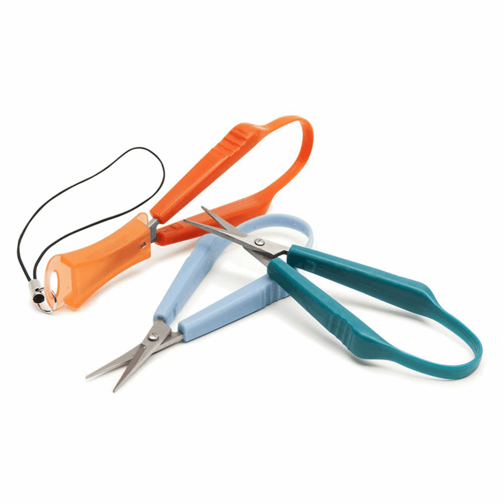 Soft Handle Ergonomic Squissors - Tangerine