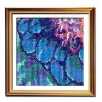 Solarize Dahlia - Set of 4 patterns by Peacock & Fig printed cross stitch chart