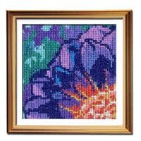 Solarize Dahlia - Set of 4 patterns by Peacock & Fig printed cross stitch chart