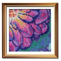 Solarize Dahlia - Set of 4 patterns by Peacock & Fig printed cross stitch chart