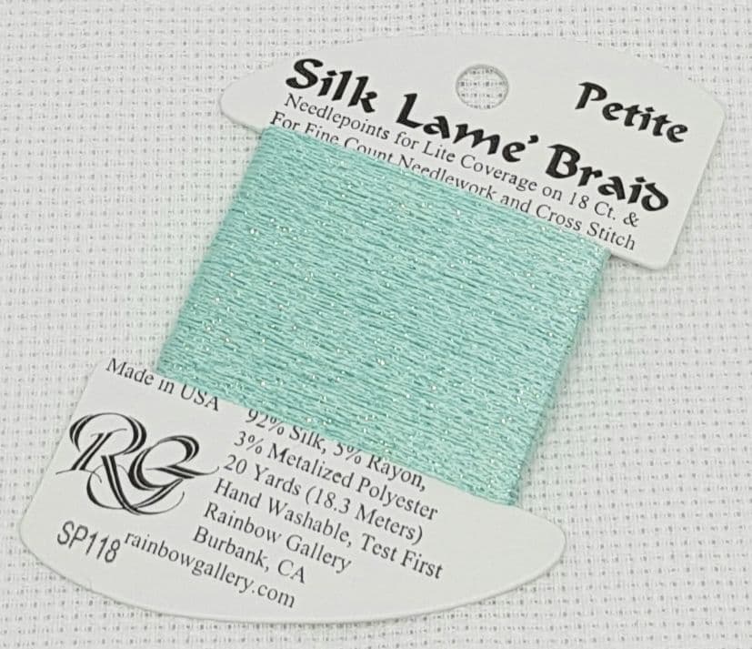 SP118 Sea Spray Petite Silk Lame Braid