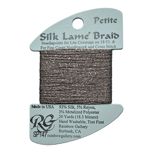SP147 Taupe Petite Silk Lame Braid