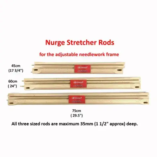 Spare Stretcher Rods For Nurge Adjustable Needlework Frame