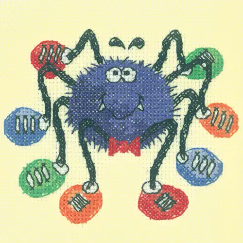 Spider cross stitch chart - Karen Carter Collection