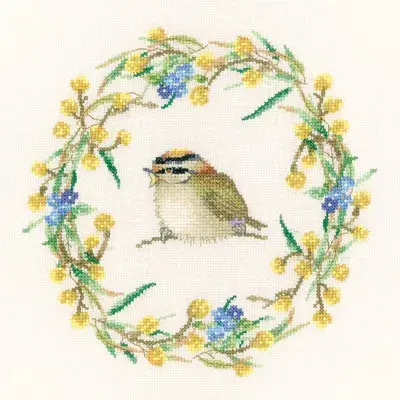 Spring Garland cross stitch chart - Valerie Pfeiffer