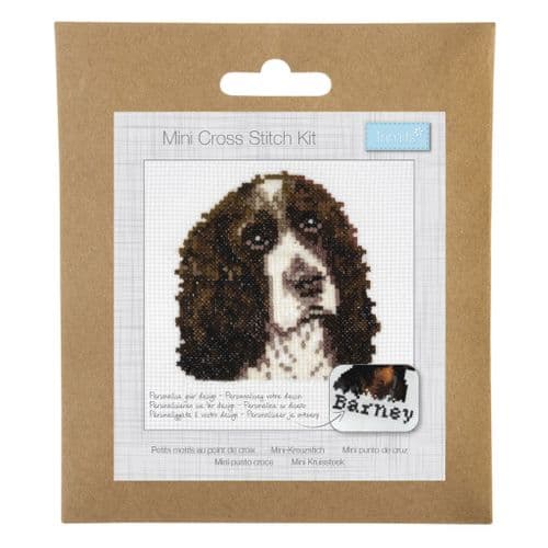 Springer Spaniel Dog Mini cross stitch kit