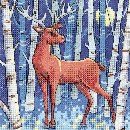 Stag cross stitch chart - Karen Carter Collection