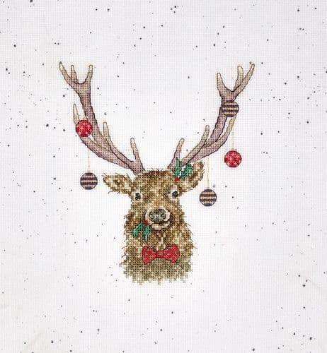 Stag & Rabbit Wrendale WOXS Issue 326 December 2022 project pack