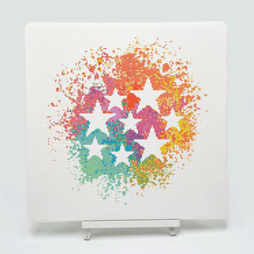 Stars by Meloca Designs printed cross stitch chart