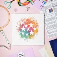 Stars by Meloca Designs printed cross stitch chart