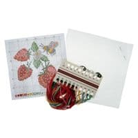 Strawberries cross stitch kit