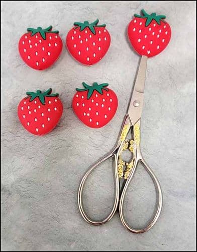Strawberry Point Protectors For Scissors - Pack of 5