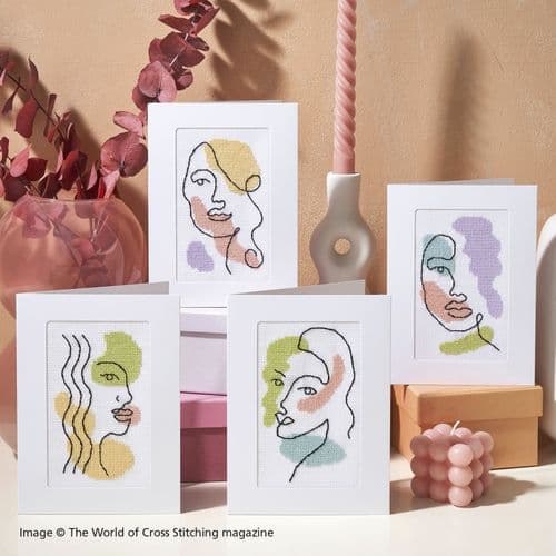 Strike a Pose Portrait Cards WOXS Issue 343 project pack