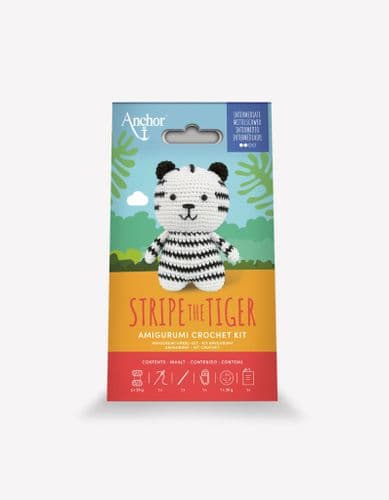 Stripe the Tiger Small Amigurumi Crochet Kit by Anchor