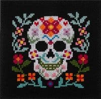 Sugar Skull Mini cross stitch kit