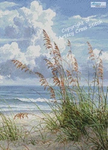Summer Beach Breeze (Crop) by Artecy printed cross stitch chart