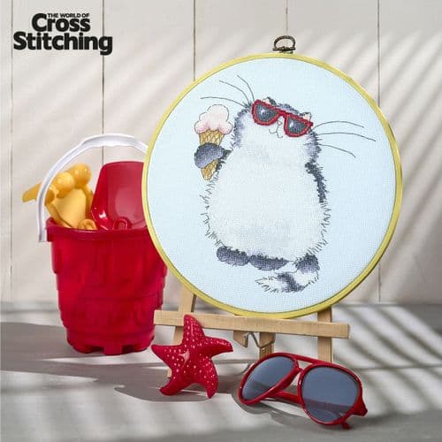 Summer Cat Sunny Days Margaret Sherry WOXS Issue 359 project pack