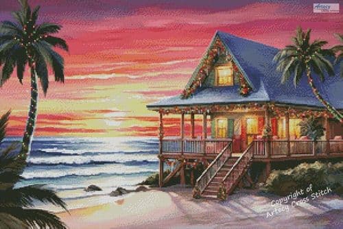 Summer Christmas by Artecy printed cross stitch chart