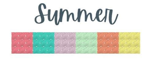 Summer DMC thread skein pack