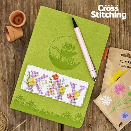 Summer Florals ABC Alphabet WOXS Issue 375 project pack