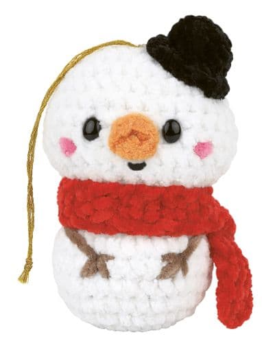 Sven the Snowman Amigurumi Crochet Kit by Anchor