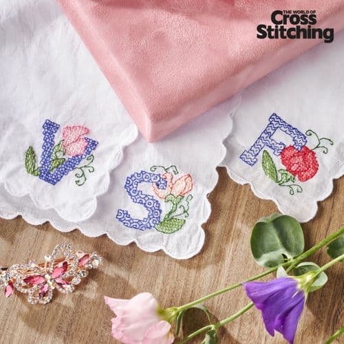 Sweet Pea Alphabet WOXS Issue 361 project pack