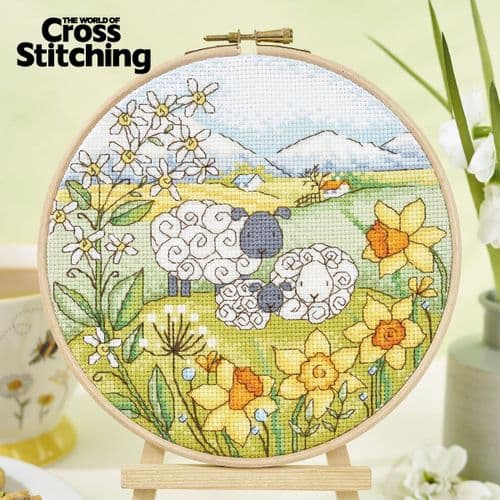 Swirly Sheep Hoop WOXS Issue 369 project pack