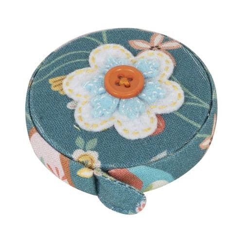 Tape Measure: Appliqué: Bird Aviary