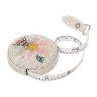 Tape Measure: Embroidered: Patchwork Bee