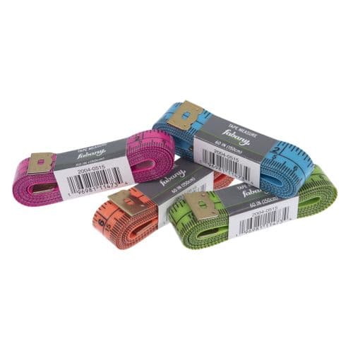 Tape Measure: Metric and Imperial: Coloured: 150cm