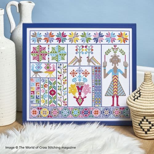 Tatreez Heritage Embroidery WOXS Issue 337 project pack