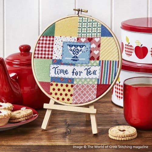 Tea Quilt Hoop WOXS Issue 355 project pack