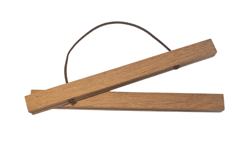 Teak Wood Hanging Magnetic Wooden Frame - 21cm