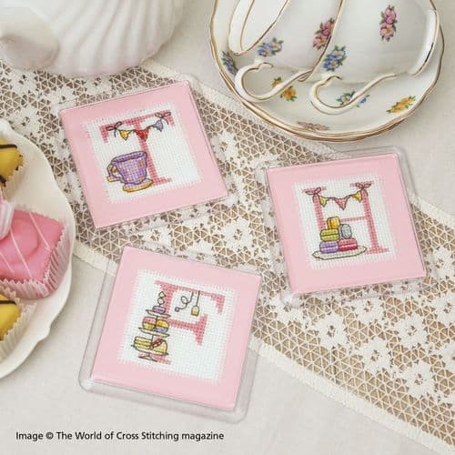 Teatime Alphabet WOXS Issue 334 project pack