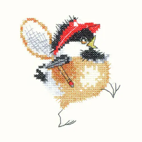 Tennis Chick cross stitch chart - Valerie Pfeiffer