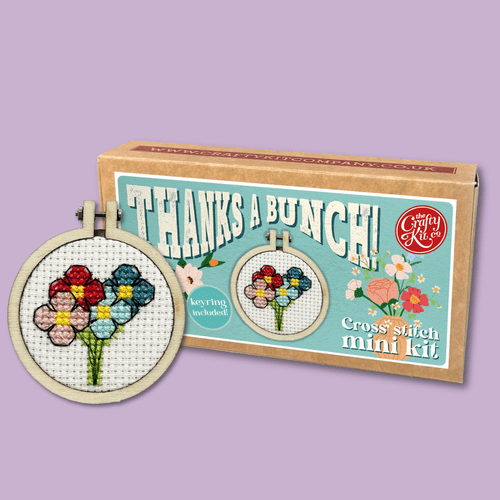 Thanks a Bunch! Matchbox Mini Cross Stitch Kit