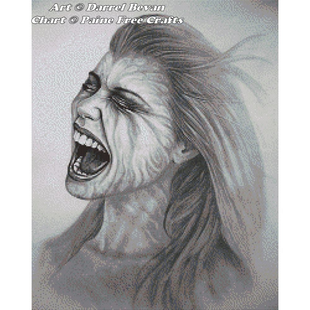Banshee Face Drawing