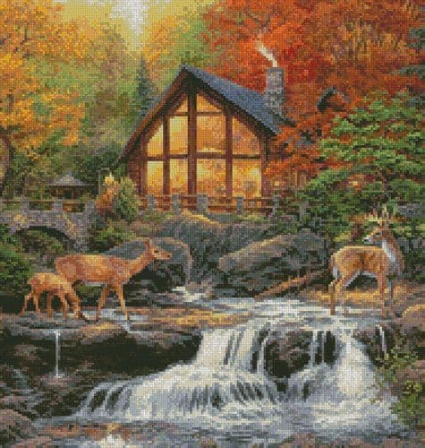 The Colors of Life (Crop 1) by Artecy printed cross stitch chart