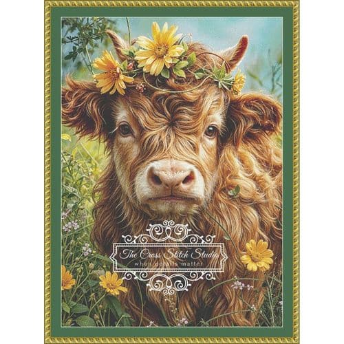 The Cross Stitch Studio Buttercup printed cross stitch chart
