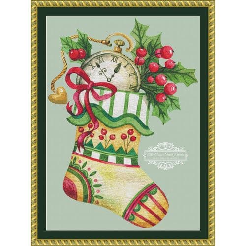 The Cross Stitch Studio Christmastime printed cross stitch chart
