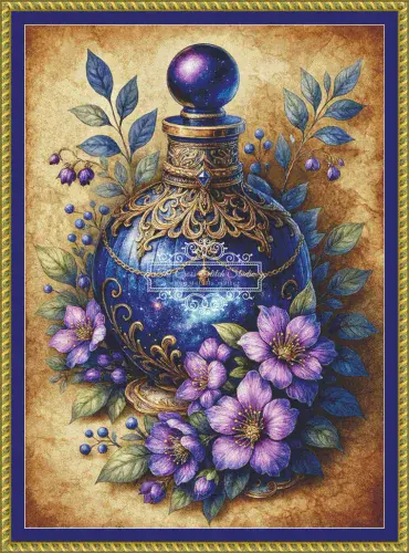 The Cross Stitch Studio Enchanted Elixir printed cross stitch chart